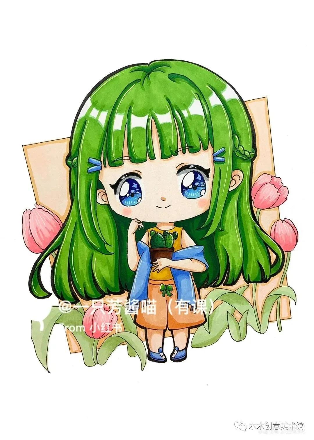 動(dòng)漫人物女孩可愛(ài),動(dòng)漫人物女孩可愛(ài)，一場(chǎng)心靈與自然的奇妙旅行